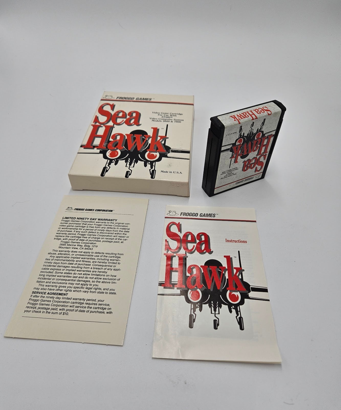 Sea Hawk Atari 2600/VCS