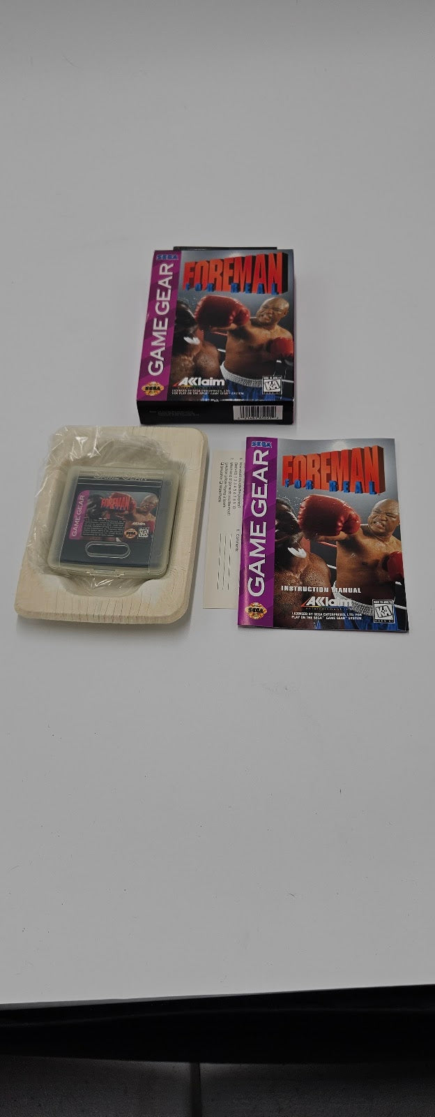 Foreman For Real Game Gear