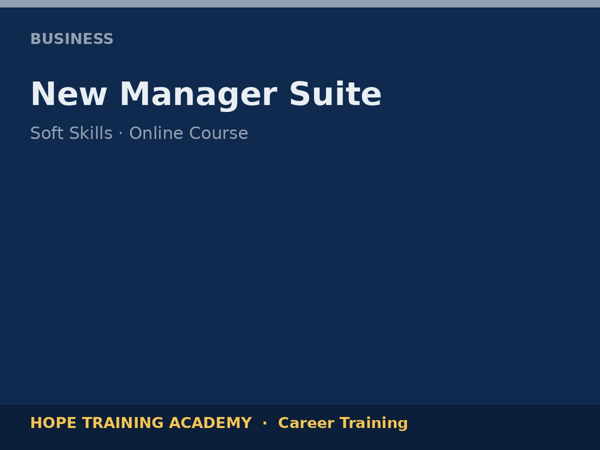 New Manager Suite