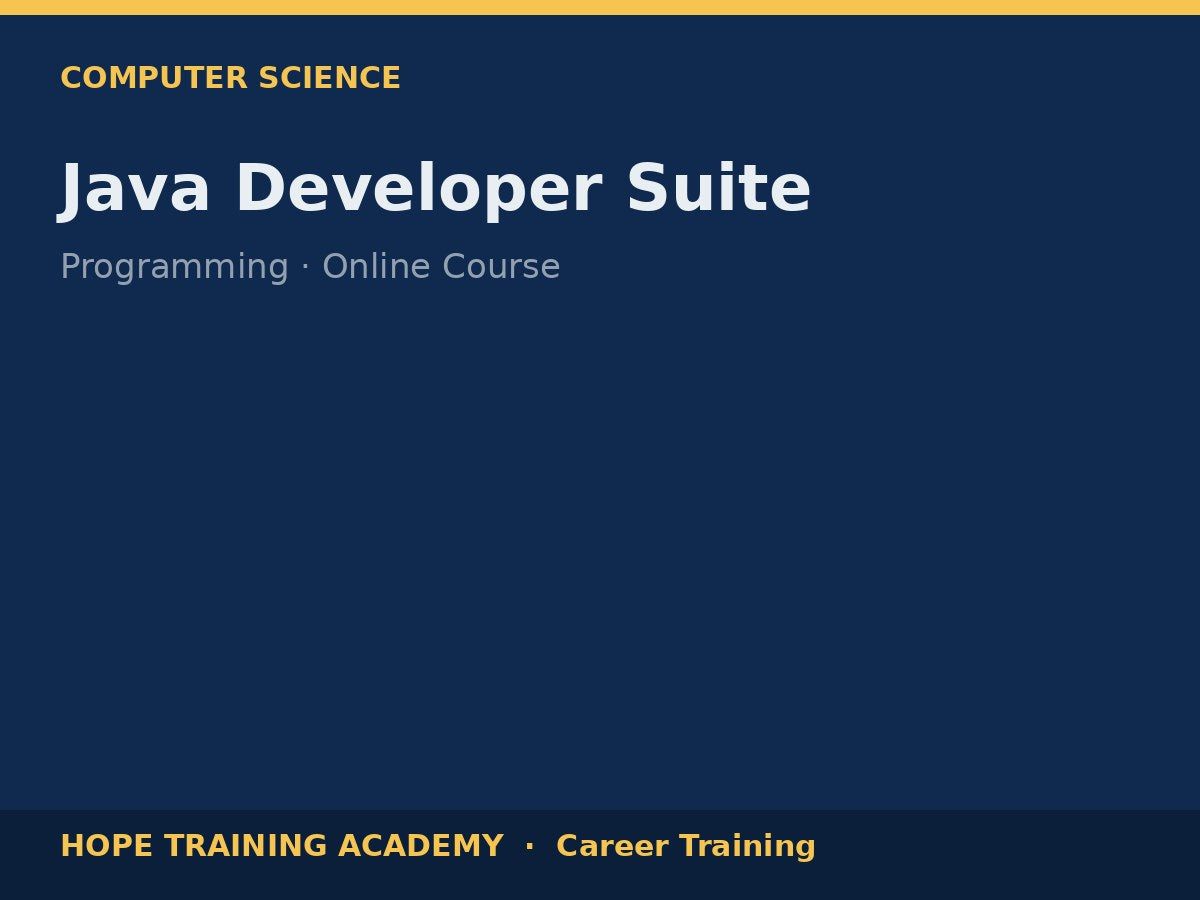 Java Developer Suite