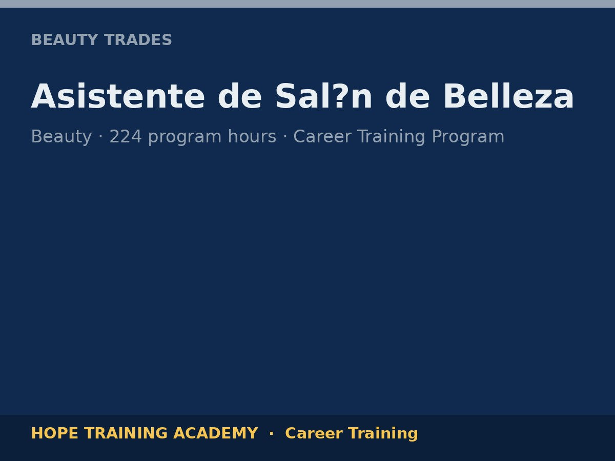 Asistente de Sal?n de Belleza