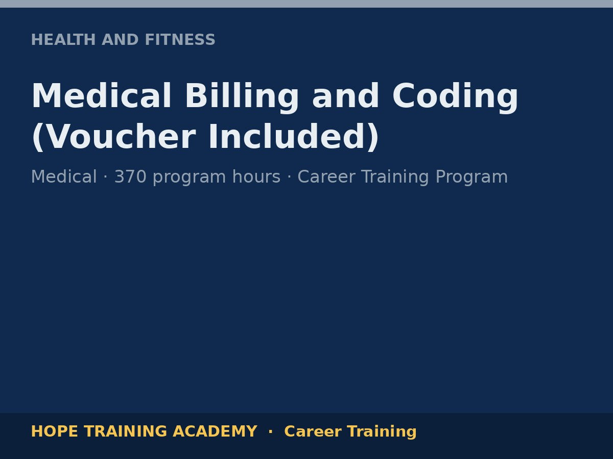 Medical Billing and Coding (Voucher Included)