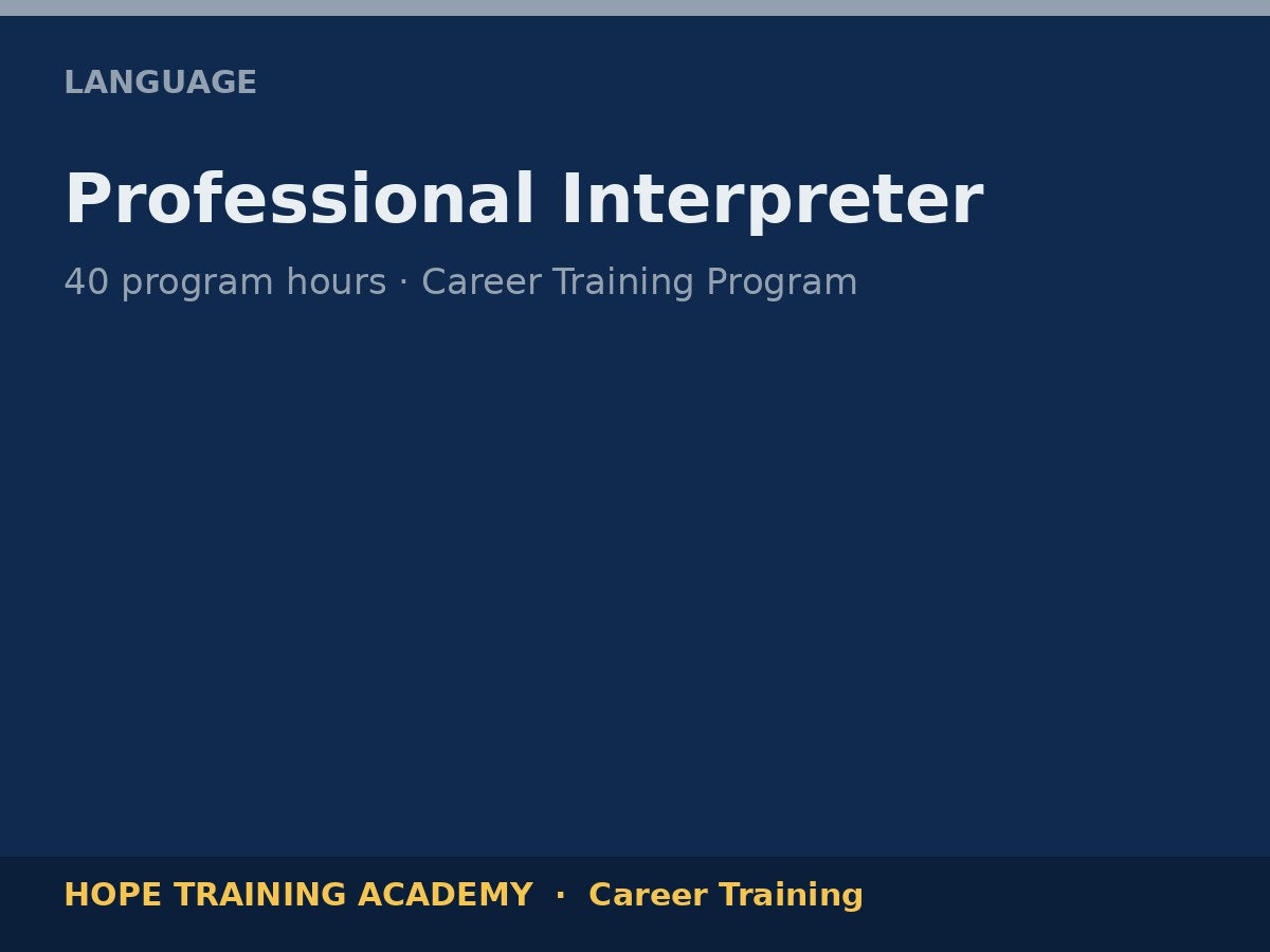 Professional Interpreter