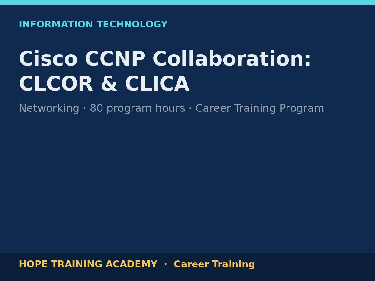 Cisco CCNP Collaboration: CLCOR & CLICA
