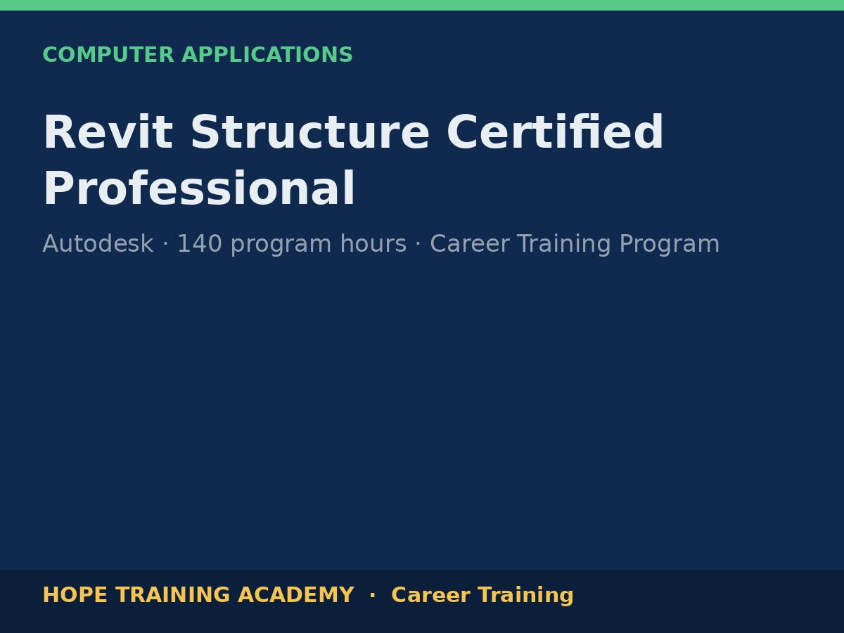 Revit Structure Certified Professional