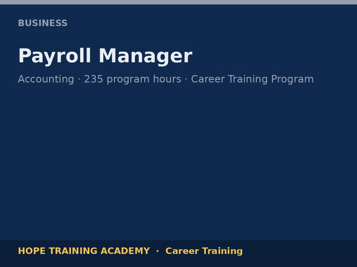 Payroll Manager
