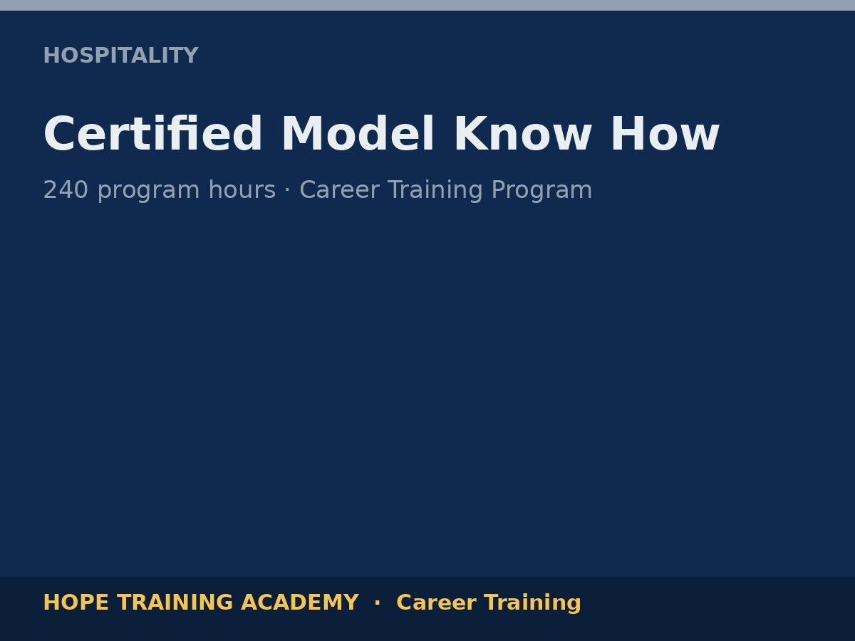 Certified Model Know How