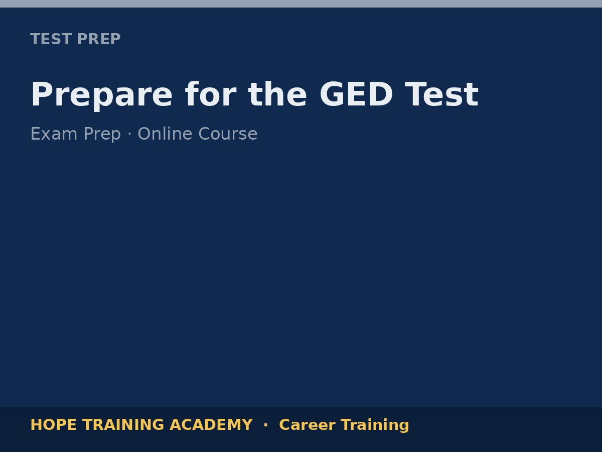Prepare for the GED Test