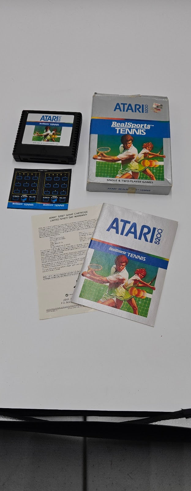 Realsports Tennis Atari 5200