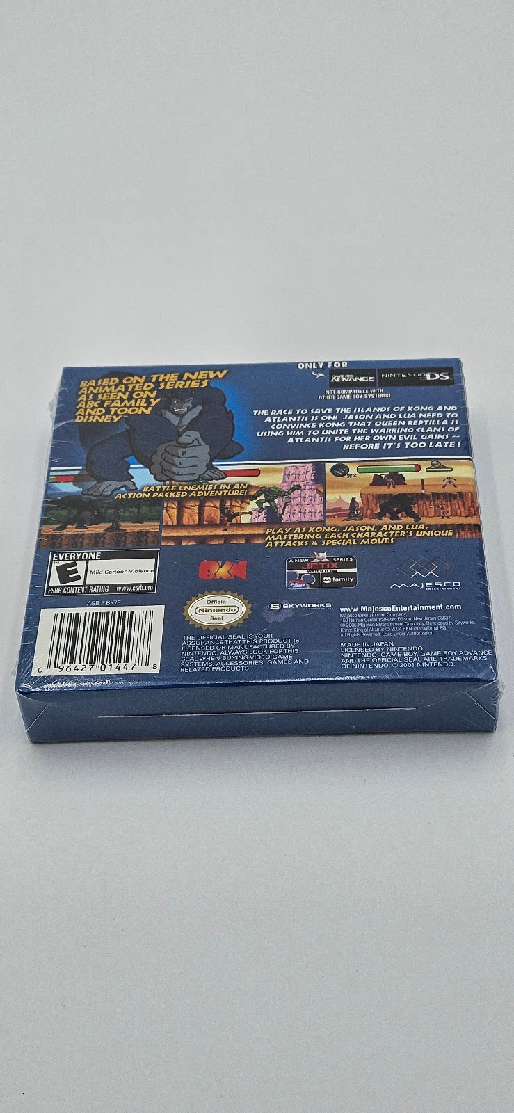Kong King of Atlantis GBA - SEALED BOX - Mint Condition! Gameboy Advance
