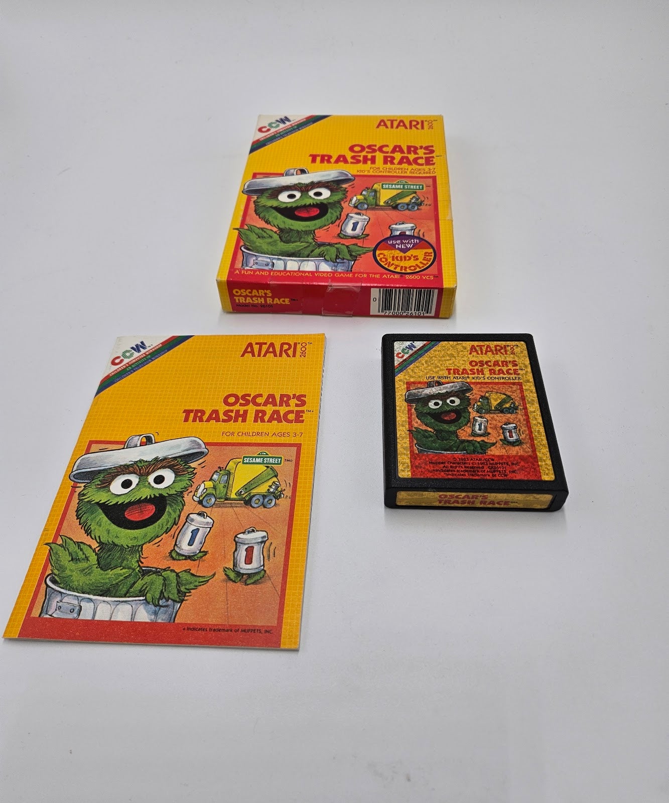 Oscar's Trash Race Atari 2600/VCS