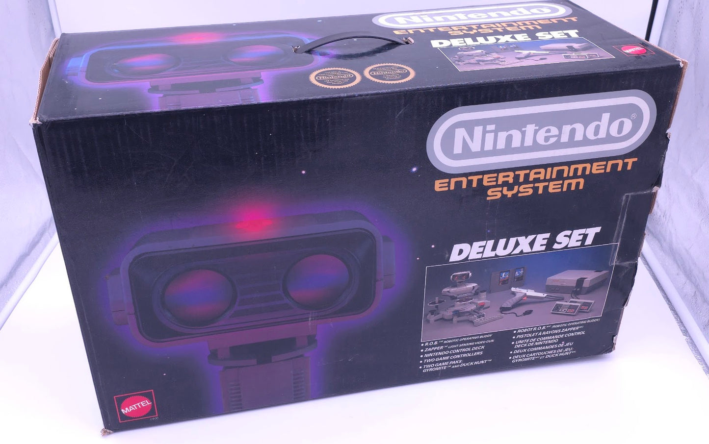 Nintendo NES Deluxe Set with Robot - Complete - RARE!