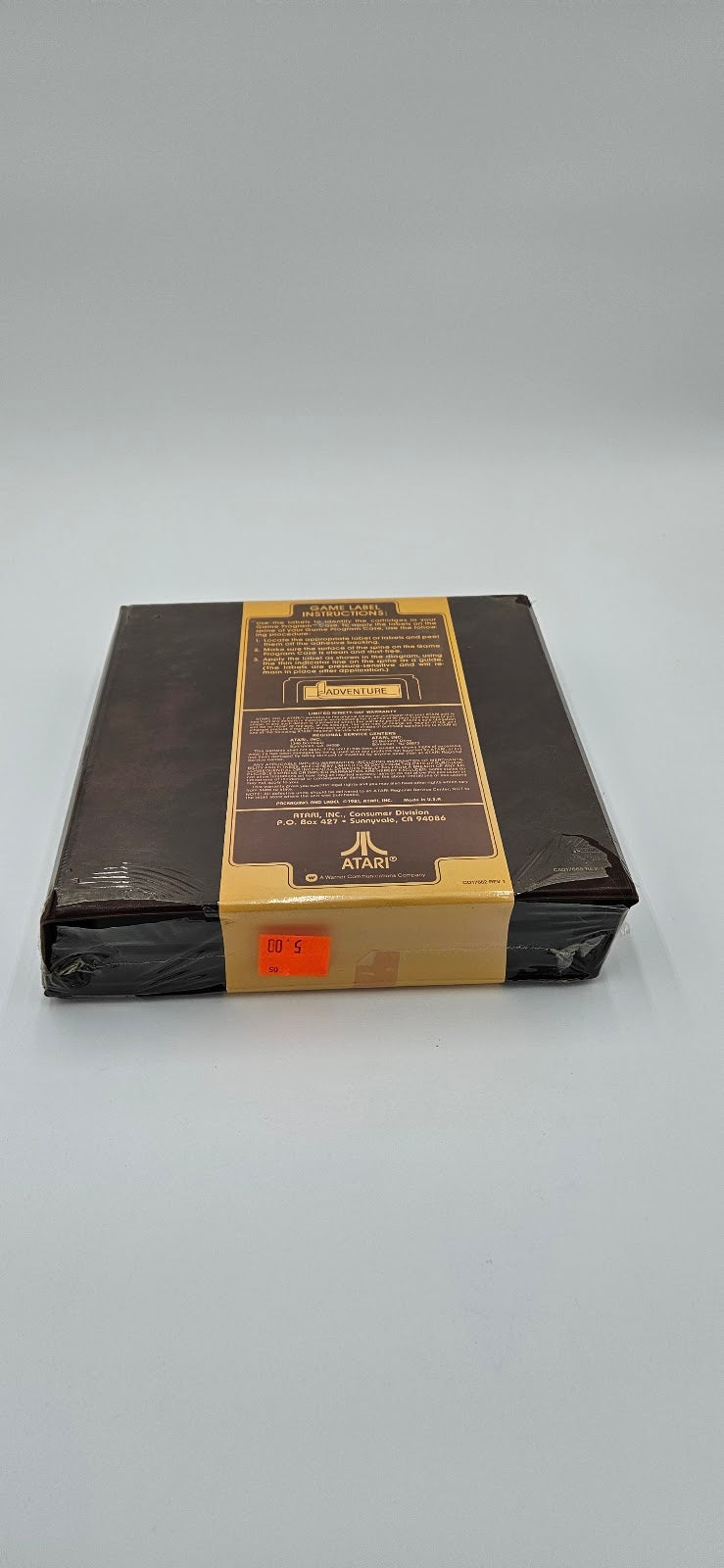 Atari Game Program Case Atari 400/800