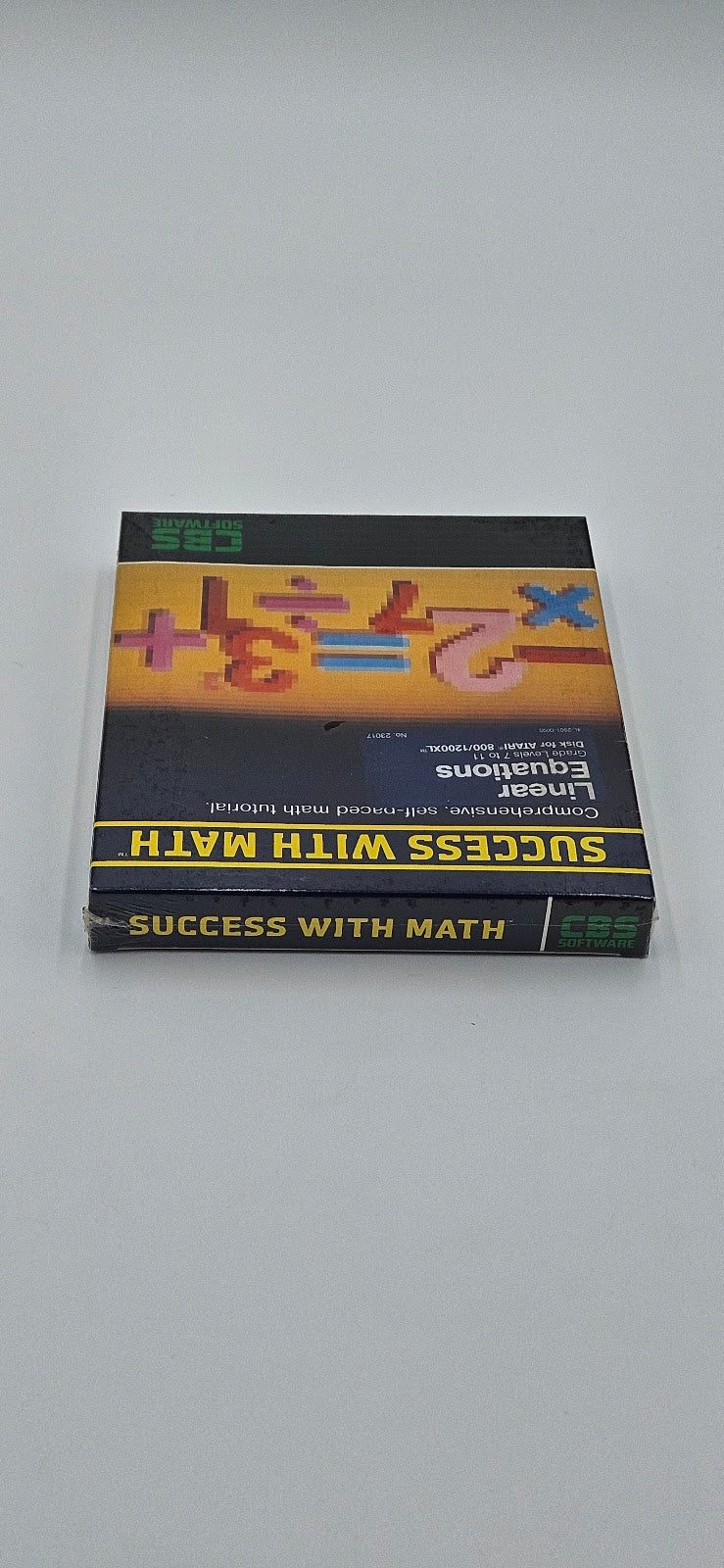 SUCCESS WITH MATH Linear Equations Atari 1200XL