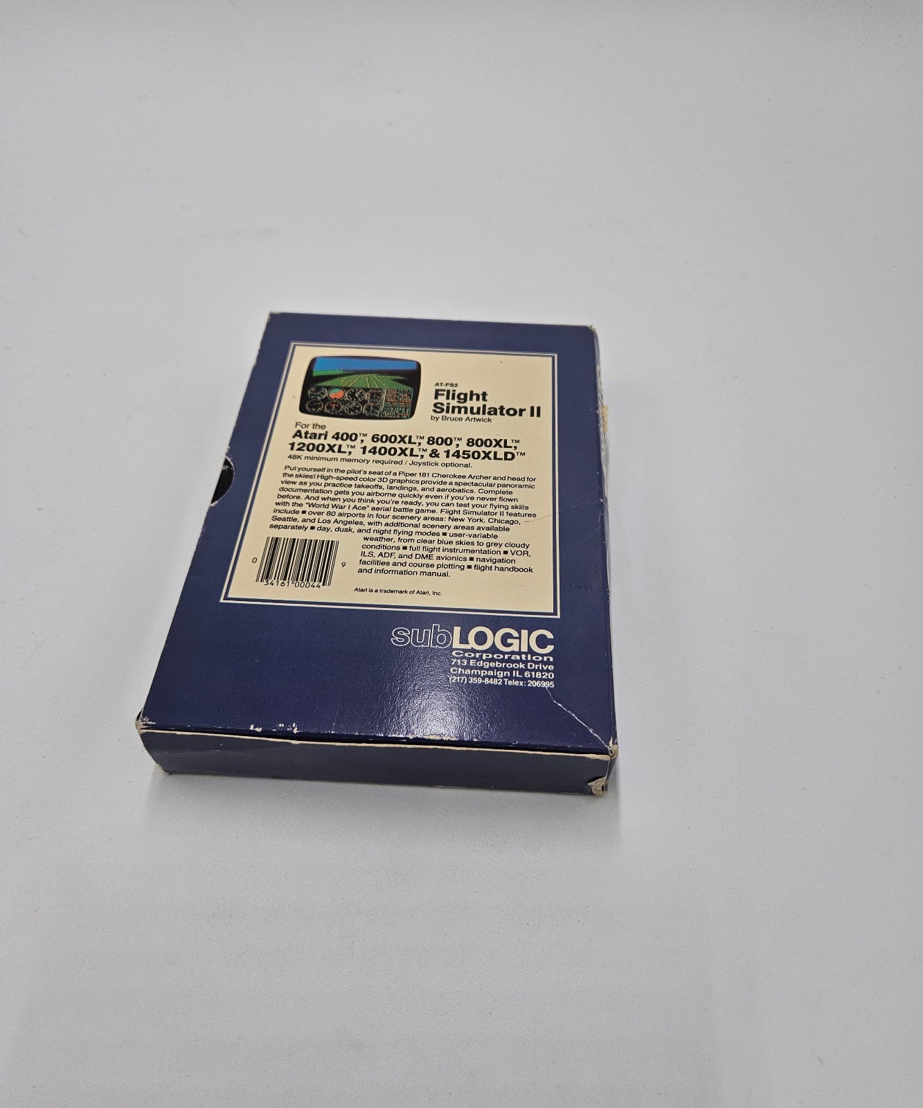Flight Simulator II Atari XE/XL