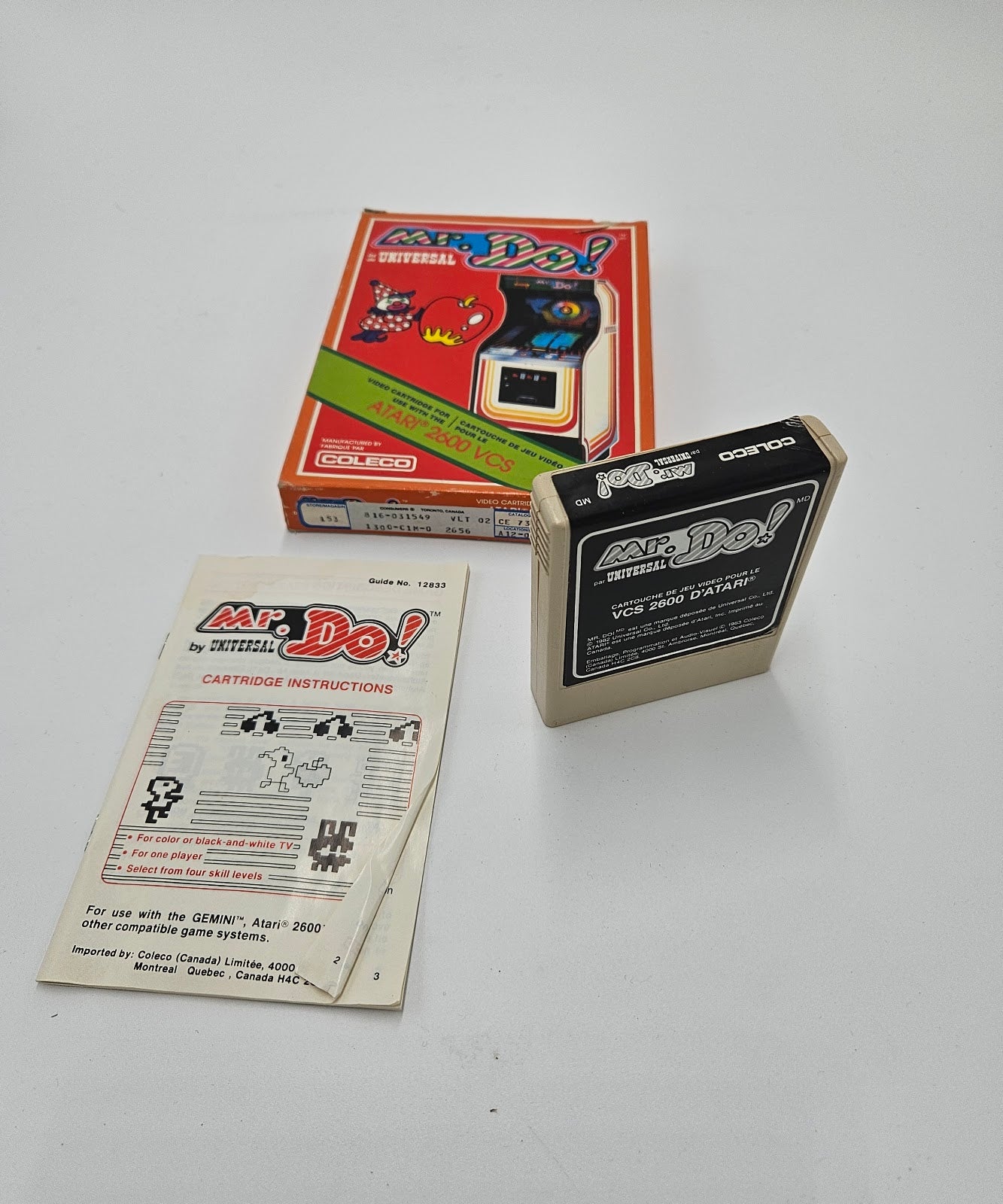 Mr. Do! (French Version) Atari 2600/VCS