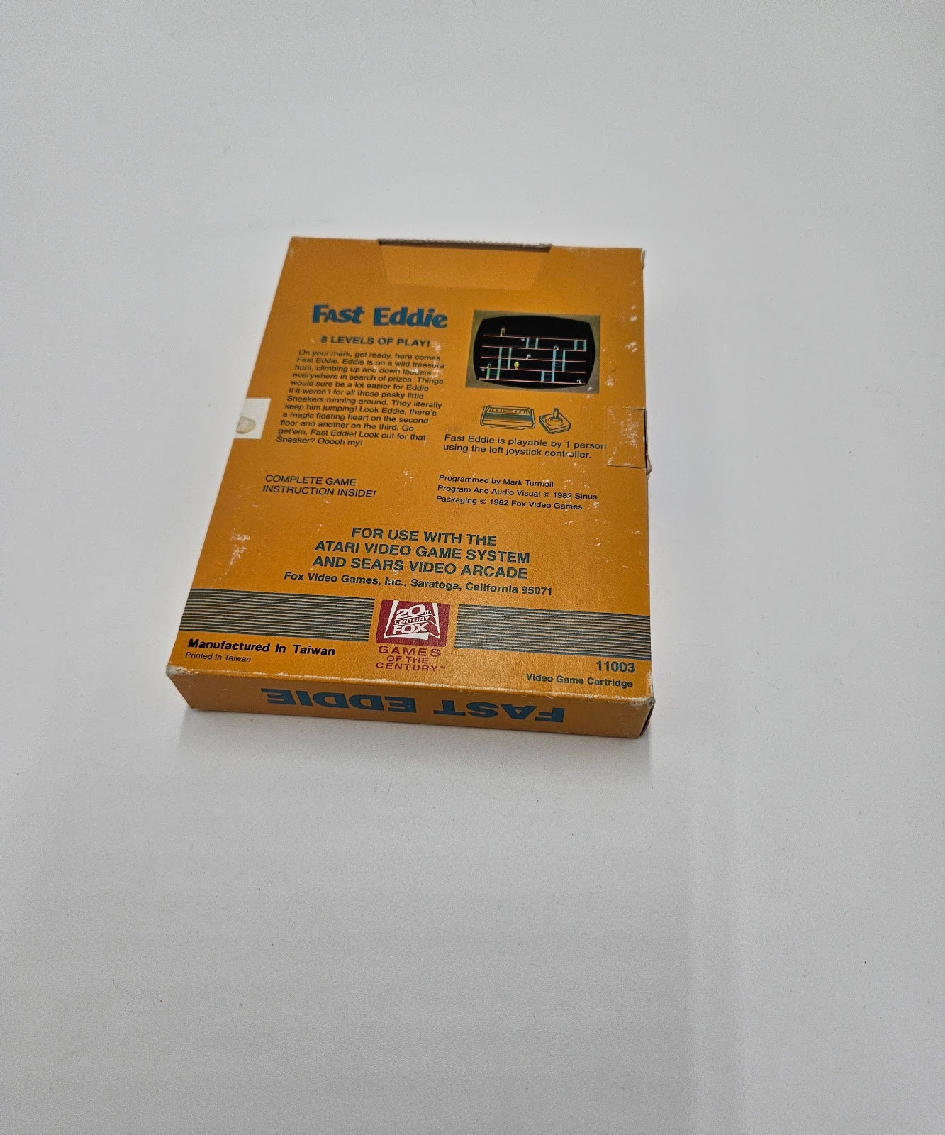 Fast Eddie Atari 2600/VCS