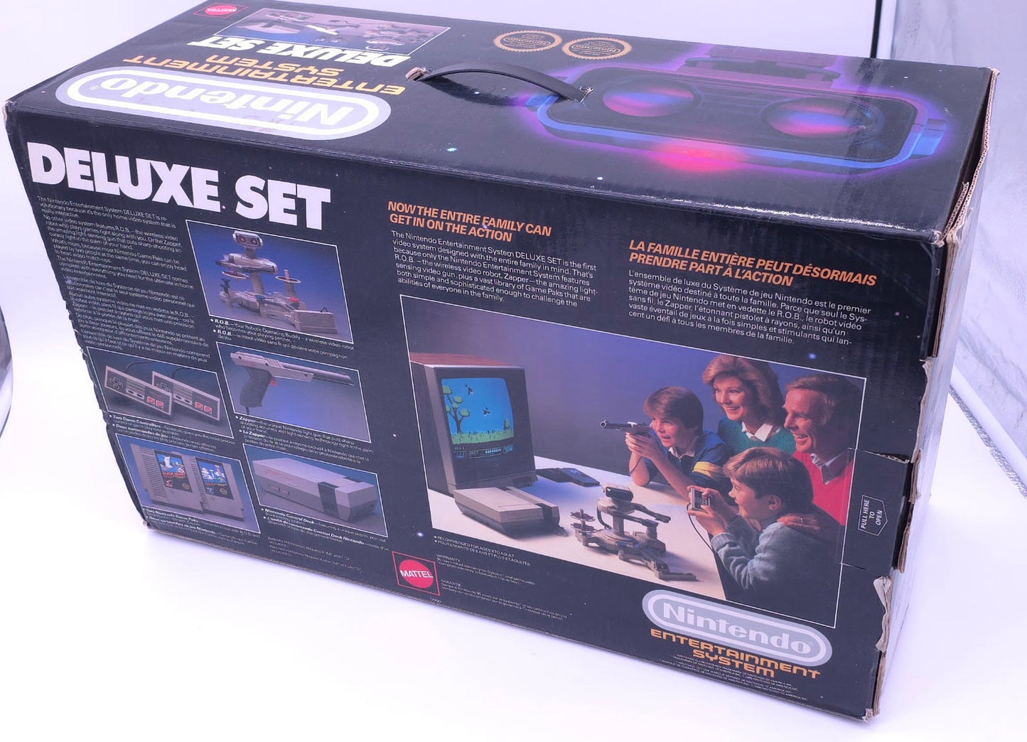 Nintendo NES Deluxe Set with Robot - Complete - RARE!