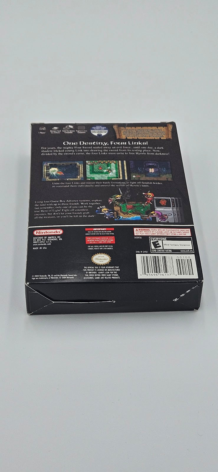 The Legend of Zelda Four Swords Adventures Nintendo Gamecube