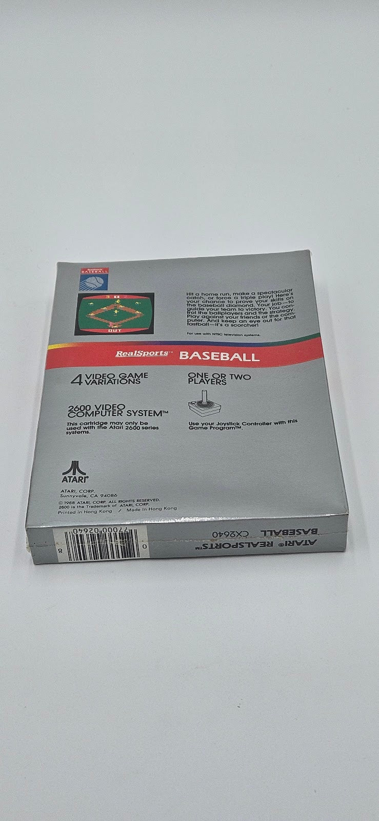 Baseball RealSports Atari 2600/VCS