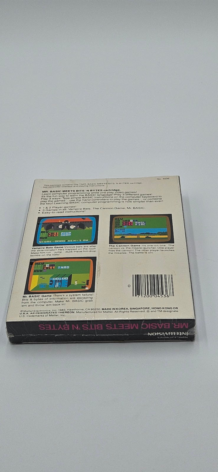 Mr. Basic Meets Bits 'N Bytes Mattel Intellivision