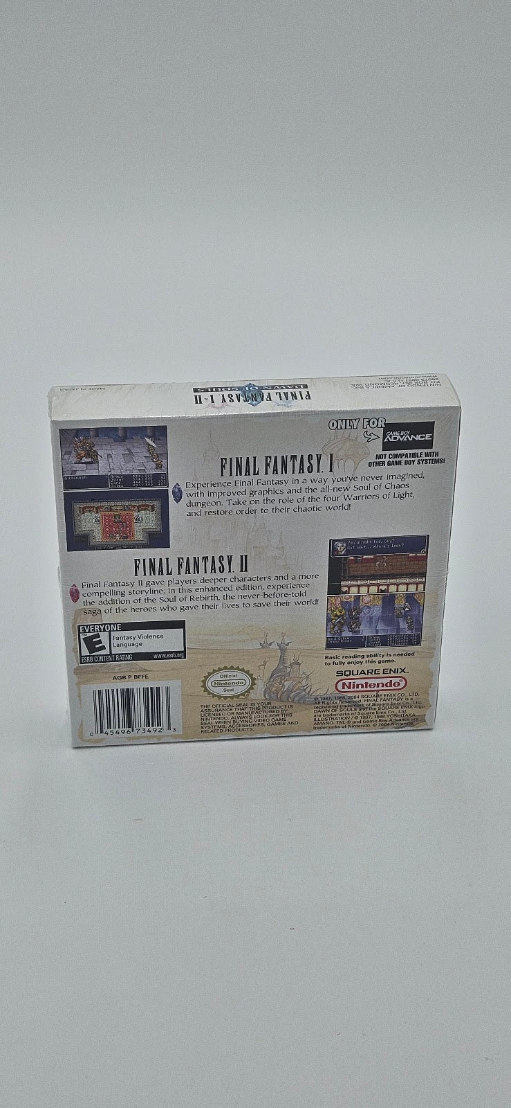 Final Fantasy Dawn of Souls GameBoy Advance - FACTORY SEALED - ready for Grading