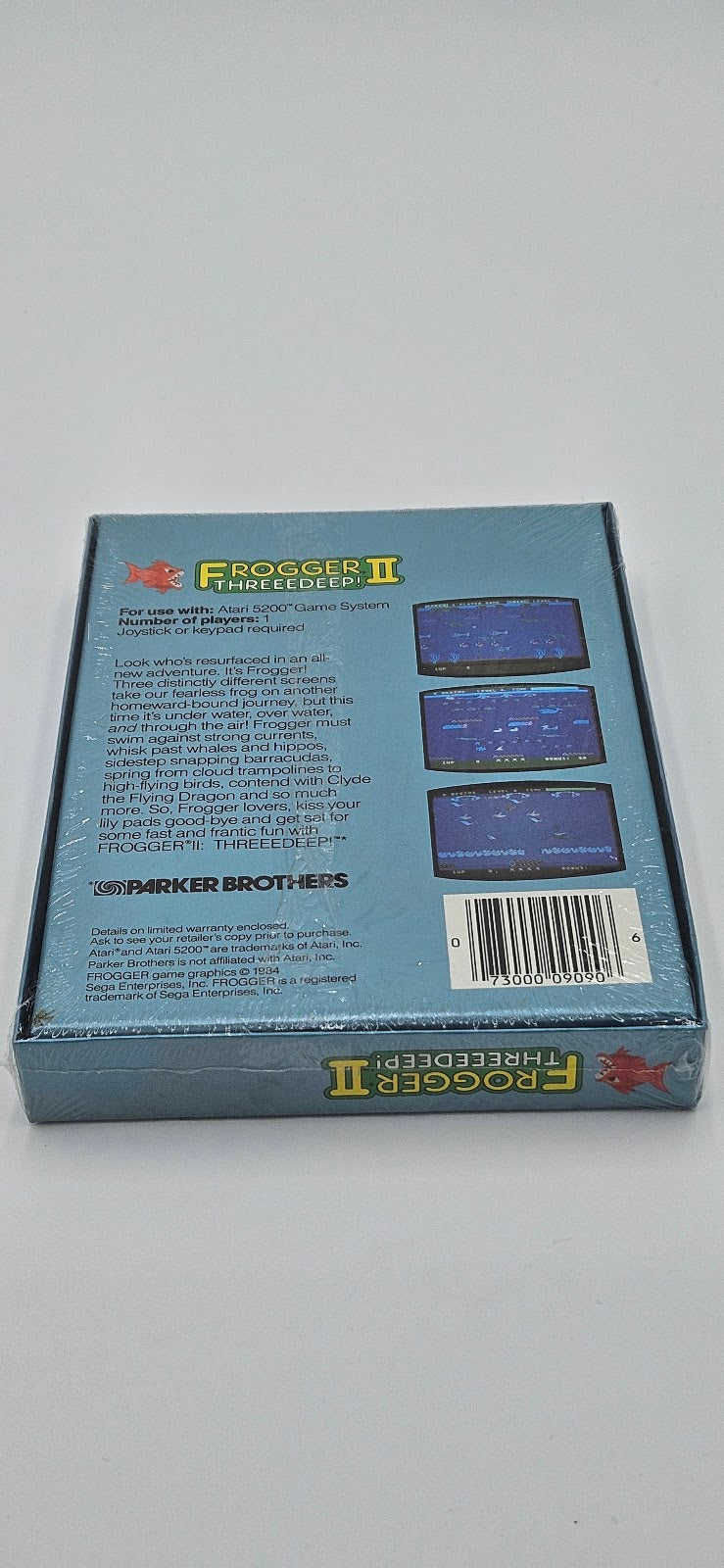 Frogger 2 Threedeep! Atari 5200