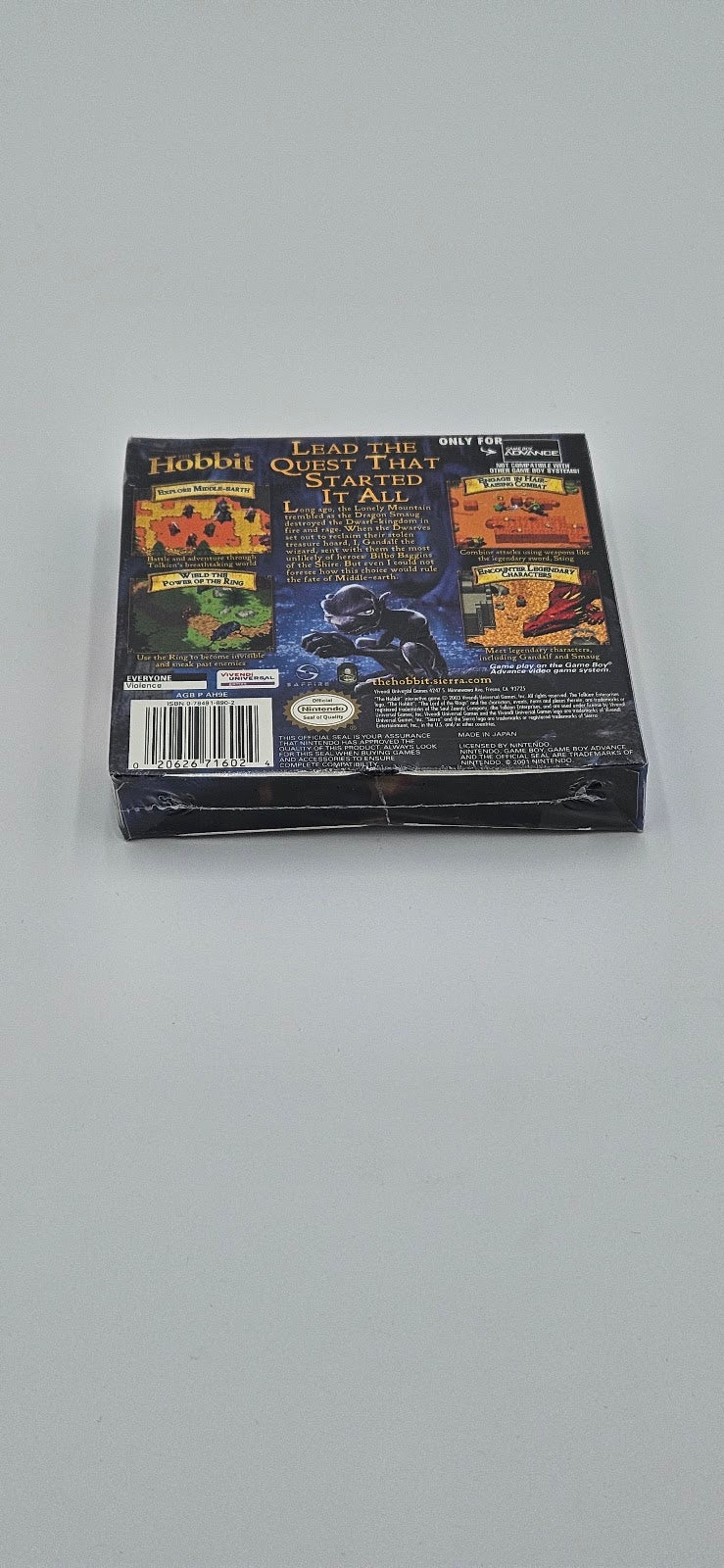 The Hobbit - The Prelude to the Lord of the Rings Gameboy Advance