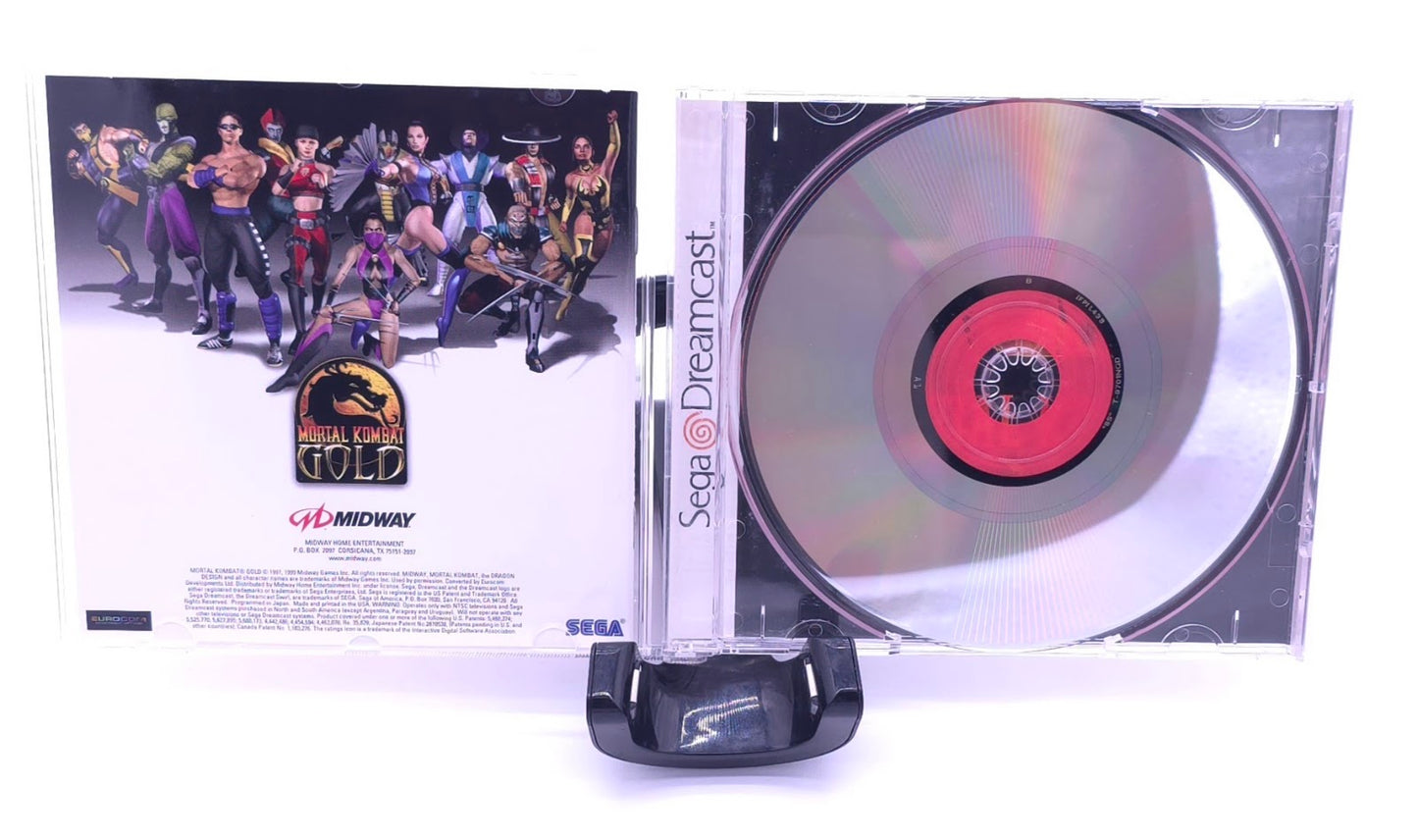 Mortal Kombat Gold DreamCast COMPLETE - RARE - Collector Grade