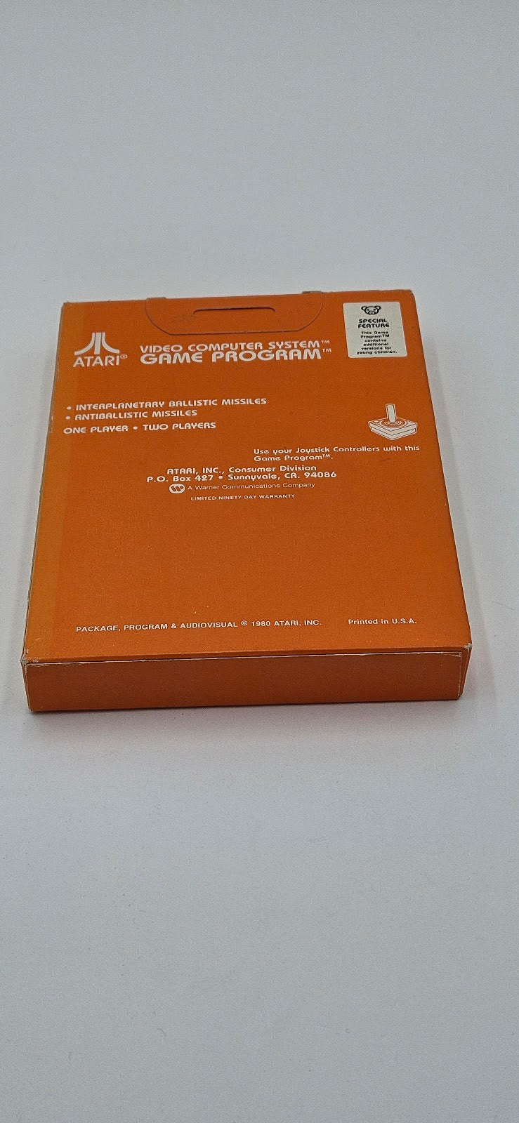 Missile Command ATARI 2600 SEALED! Original Title Atari 2600/VCS