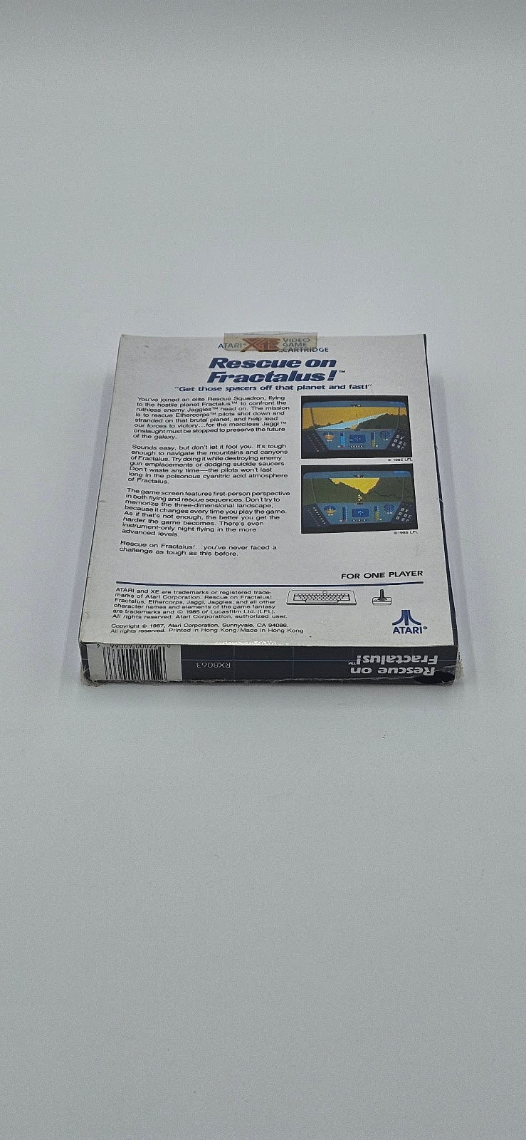 Rescue on Fractalus! Atari XE