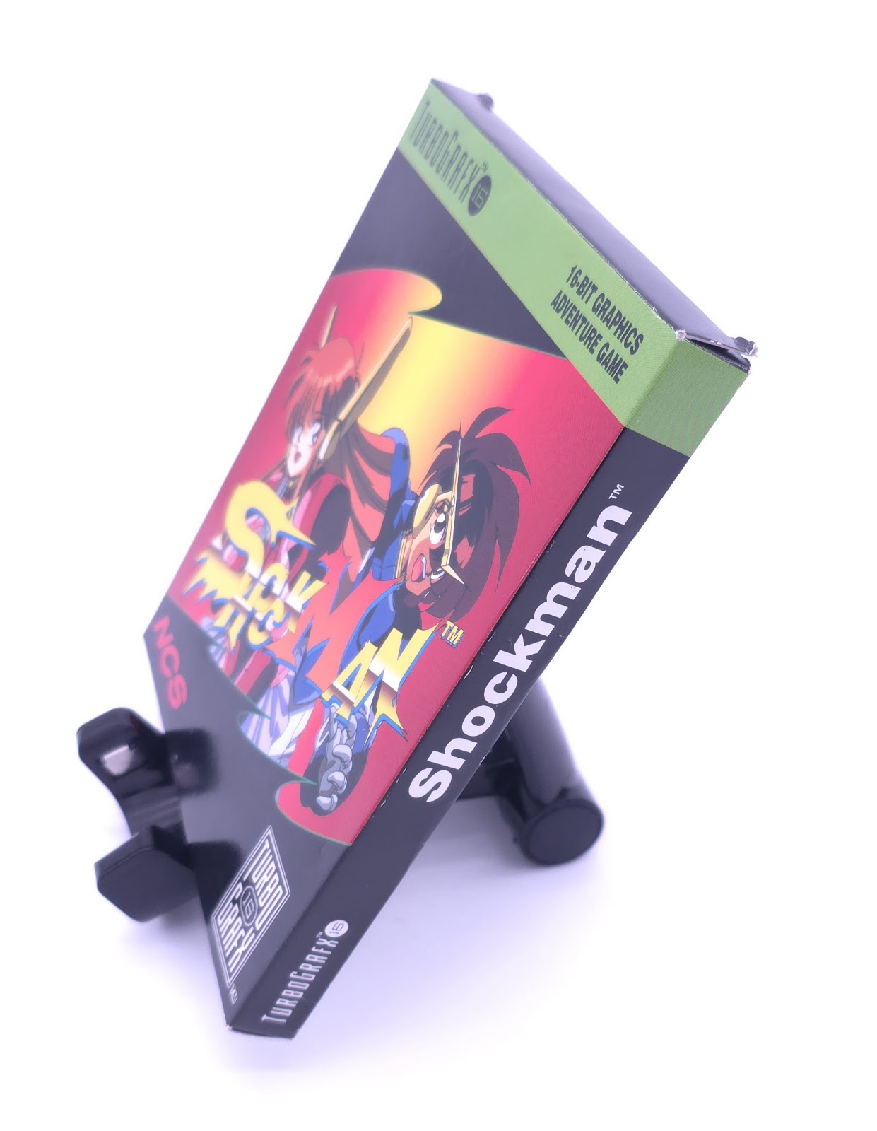 Shockman Turbografx16 CIB MINT Complete HARD TO FIND TurboGrafx 16