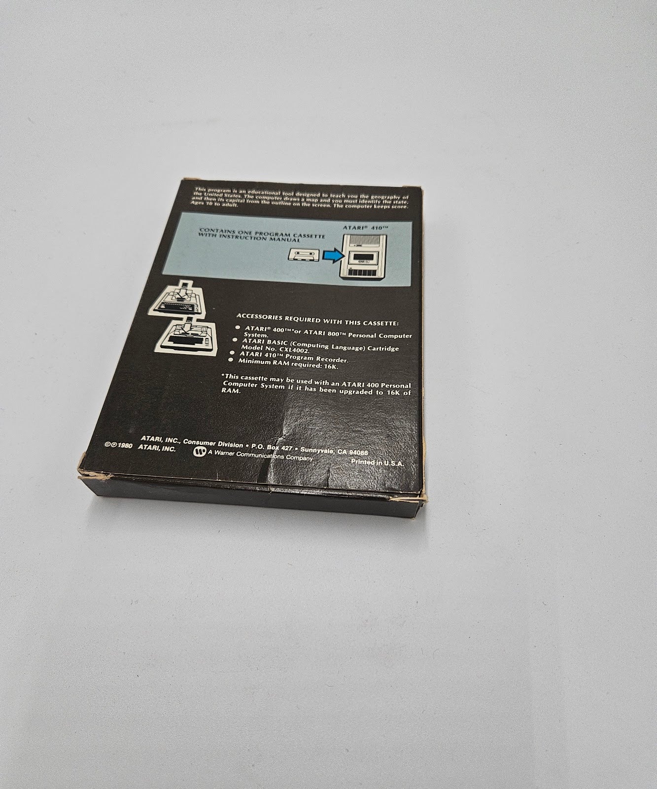 States & Capitals Atari 400/800