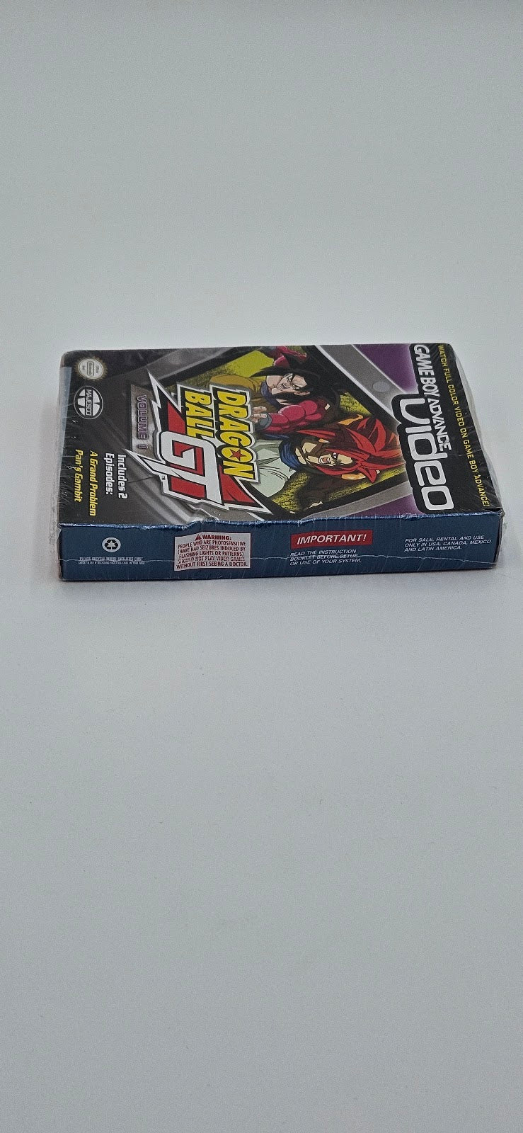 GBA Video Dragon Ball GT Volume 1 Gameboy Advance Video