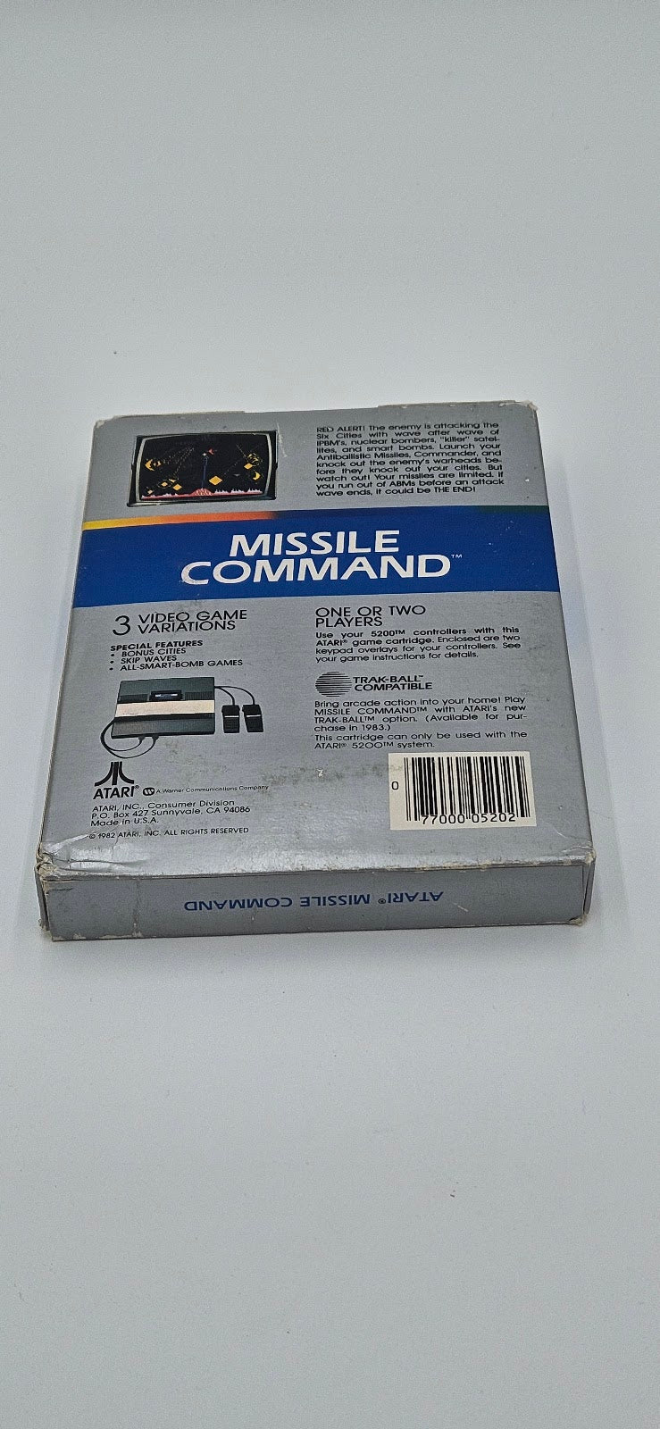 Missile Command Atari 5200