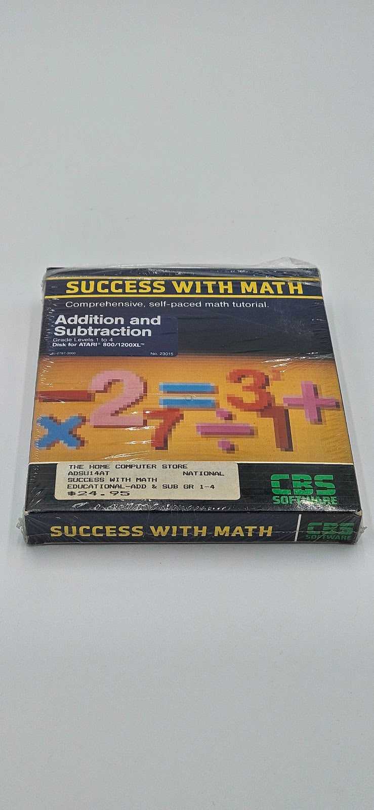 SUCCESS WITH MATH Addition and Subtraction Atari 1200XL