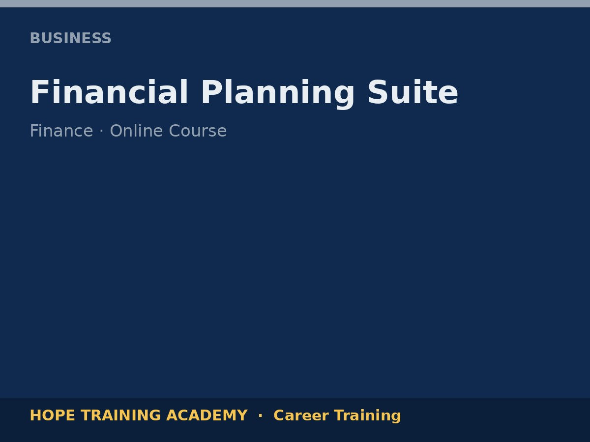 Financial Planning Suite