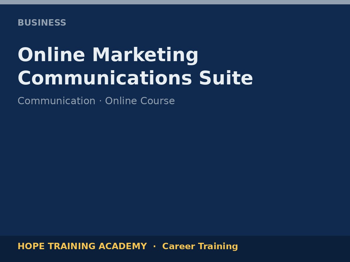 Online Marketing Communications Suite