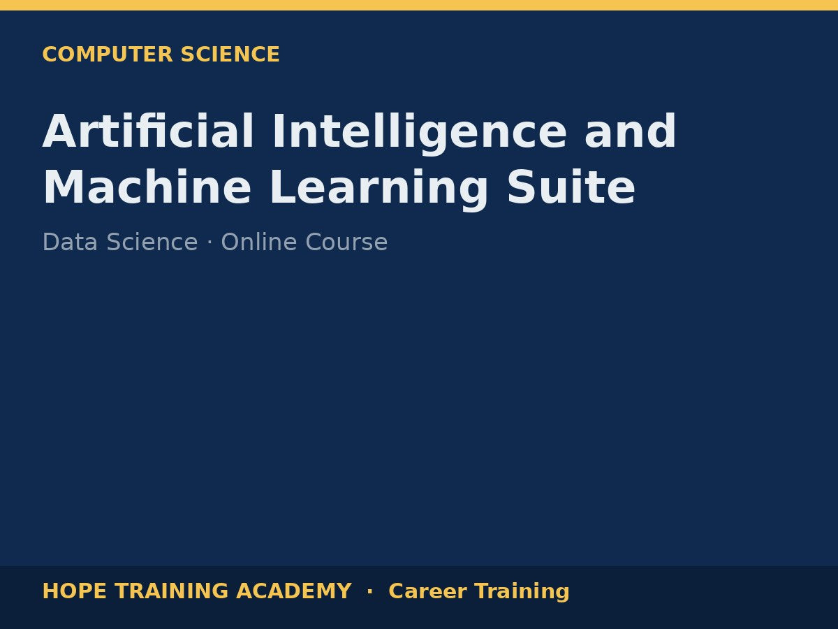 Artificial Intelligence and Machine Learning Suite
