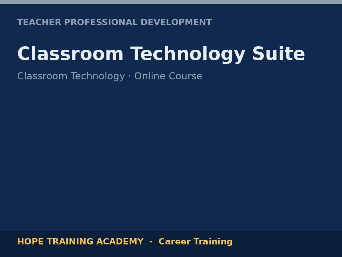 Classroom Technology Suite