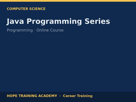 Java Programming Series