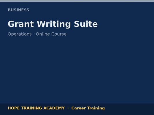 Grant Writing Suite