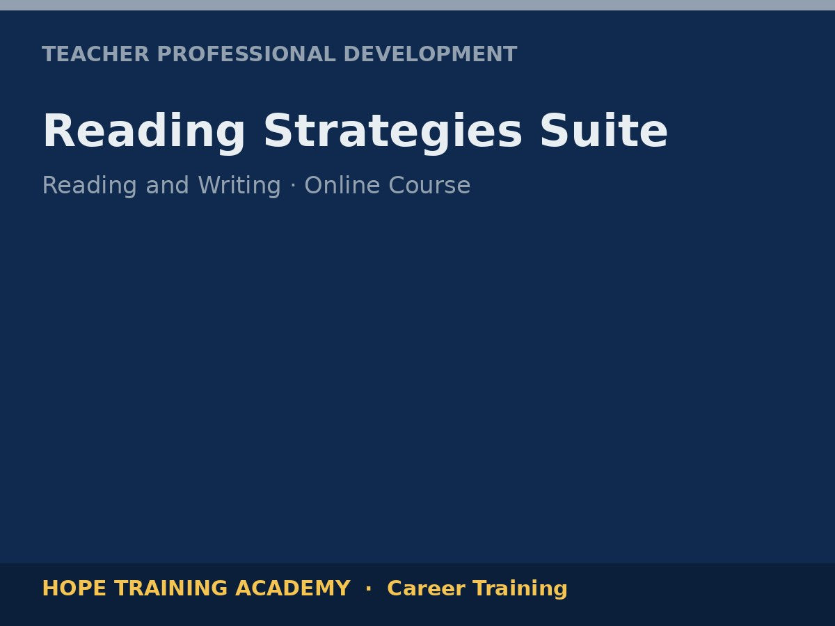 Reading Strategies Suite