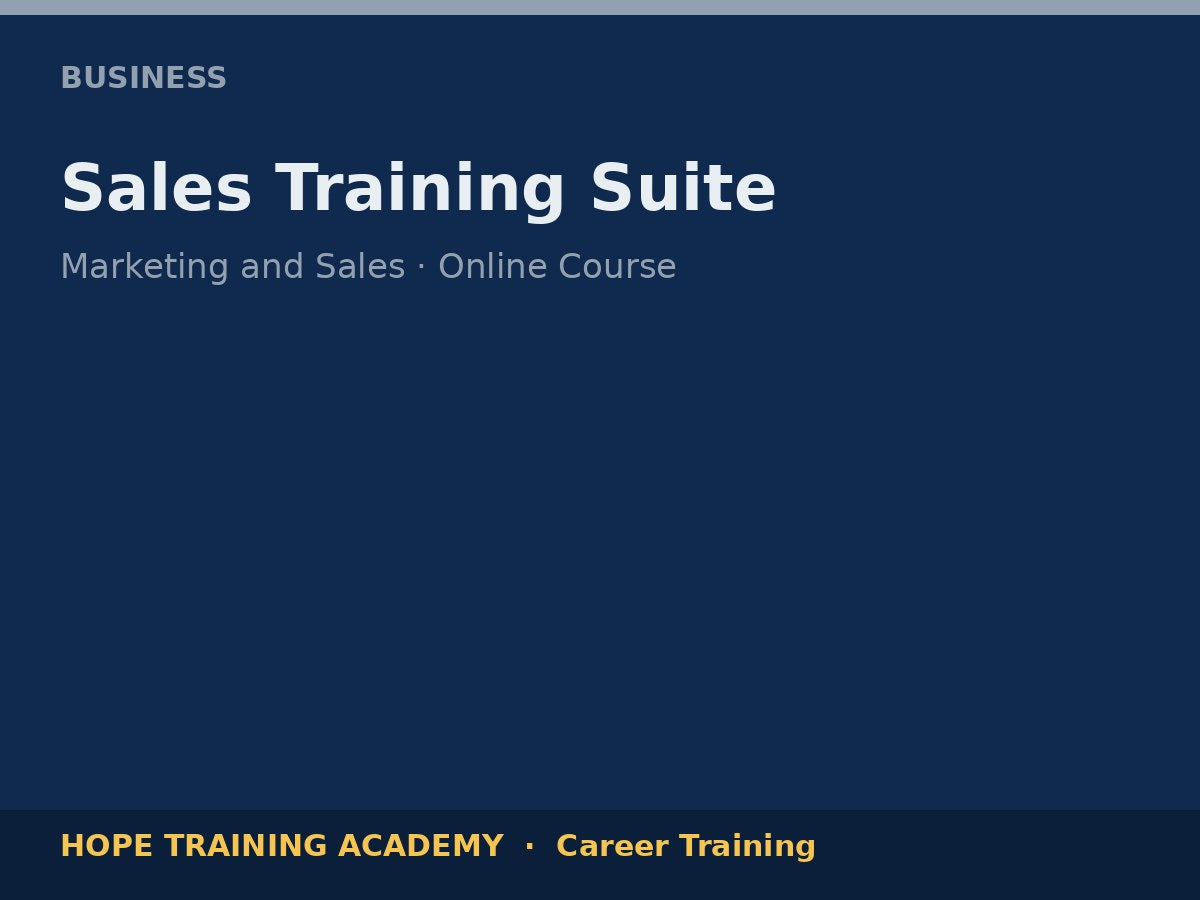 Sales Training Suite