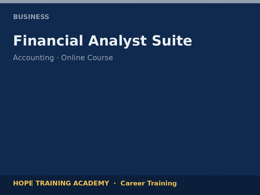 Financial Analyst Suite