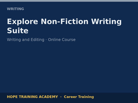 Explore Non-Fiction Writing Suite