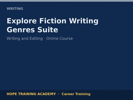 Explore Fiction Writing Genres Suite