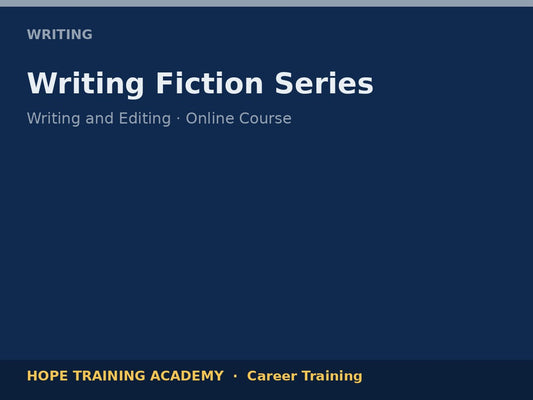 Writing Fiction Series