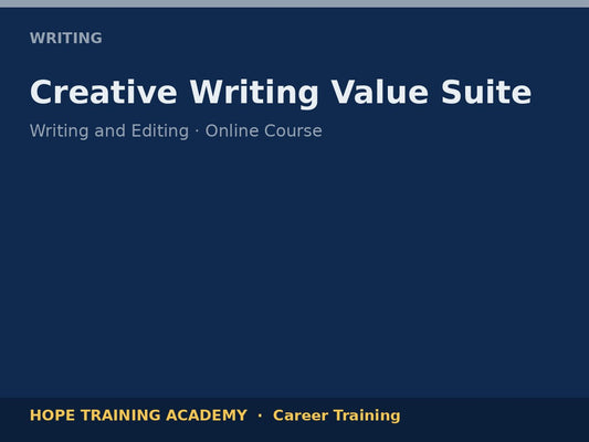 Creative Writing Value Suite