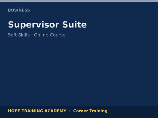 Supervisor Suite